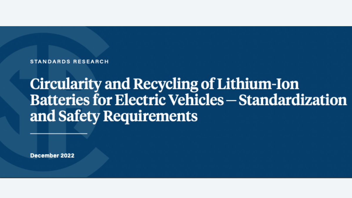 KellEnviro's tweet photo. What role could standards and safety requirements have in supporting the #circularity (reuse, repurposing, and recycling) of #ElectricVehicle li-ion batteries? ⚡️♻️

Here's a recent report we did for CSA Group which attempted to answer just that 👉 https://t.co/FATZyRQrWq https://t.co/l3MN9QPuUj