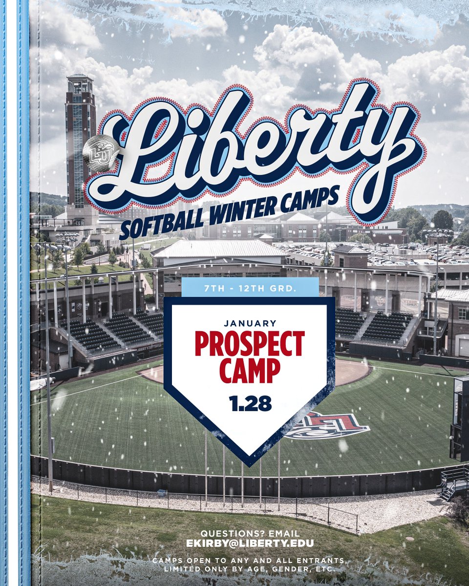 One more winter camp before we kick off our season + OnBaseU fast pitch screening following camp! Register for both at LibertySoftballCamps.com