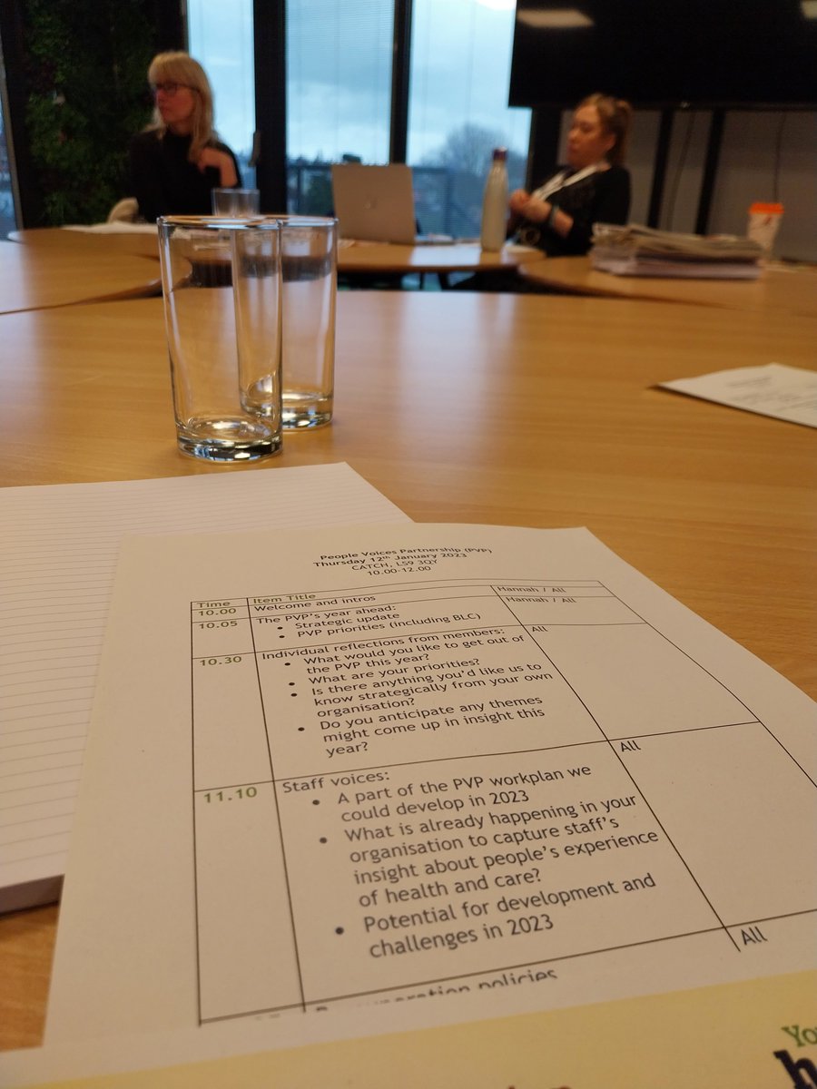KarlRWitty's tweet photo. 1st People's Voices Partnership meeting of '23 held  @CATCHLeeds today. Some really open &amp; honest  discussions around future opportunities; organisational &amp; system pressures &amp; the impact this has on people's exp. of health &amp; care. The PVP is such a valuable forum for #TeamLeeds https://t.co/FF7odkiDwW