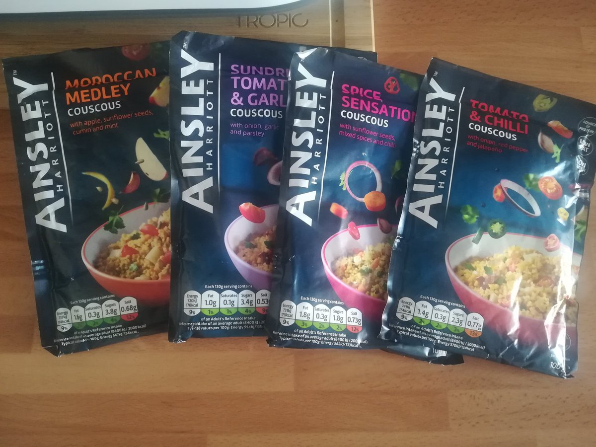 depaorconsult's tweet photo. @AinsleyFoods a huge thank you to chef Ainsley Harriott for sending us some delicious looking couscous samples, a lovely touch :) happy new year. https://t.co/KGLpJ5ftMp