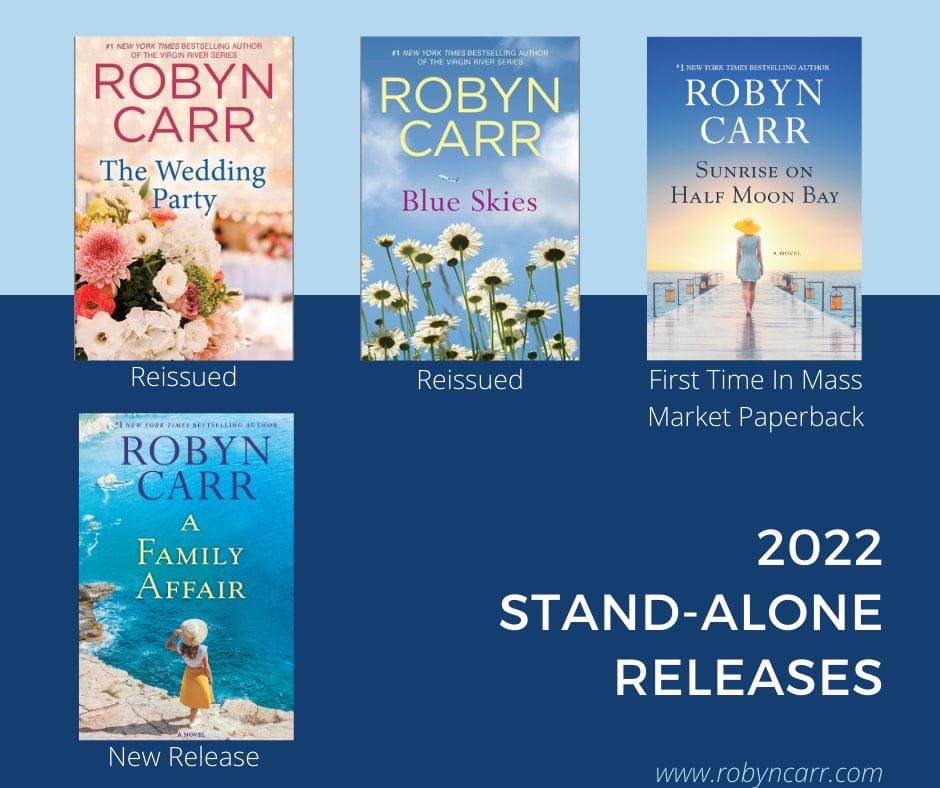 RCarrWriter's tweet image. 2022 Robyn Carr recap!
Any favorites here?

#robyncarr #2022recap #romancebooks #womensfiction #virginriver #virginriverseries #sullivanscrossing #sullivanscrossingseries #tvseries #standalonebooks #book #books #BookTwitter #booktwt #bookrecommendations #AuthorsOfTwitter
