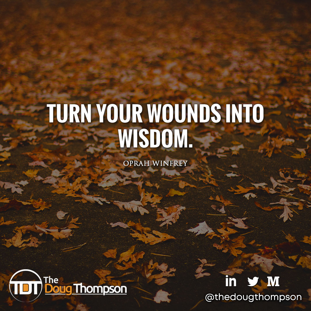 thedougthompson's tweet image. Remember the last time you were wounded either physically or emotionally?

We can&apos;t control others or know when we will get wounded.  All we can do is to control how we respond.

#storytelling #notechsplaining #thursdaythoughts