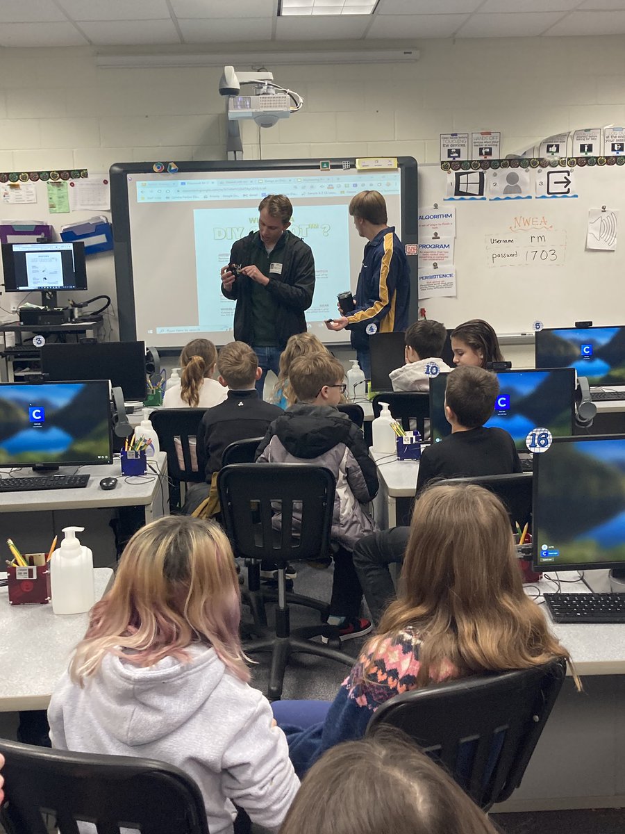 LHESTech's tweet photo. So proud of our former LHS engineering students returning to our school to speak to our Technology Club this morning. The students certainly learned more about their Orbots and how they were engineered. Thank you for taking time out of your busy schedules to speak with us💕 https://t.co/bF8bhngrm9