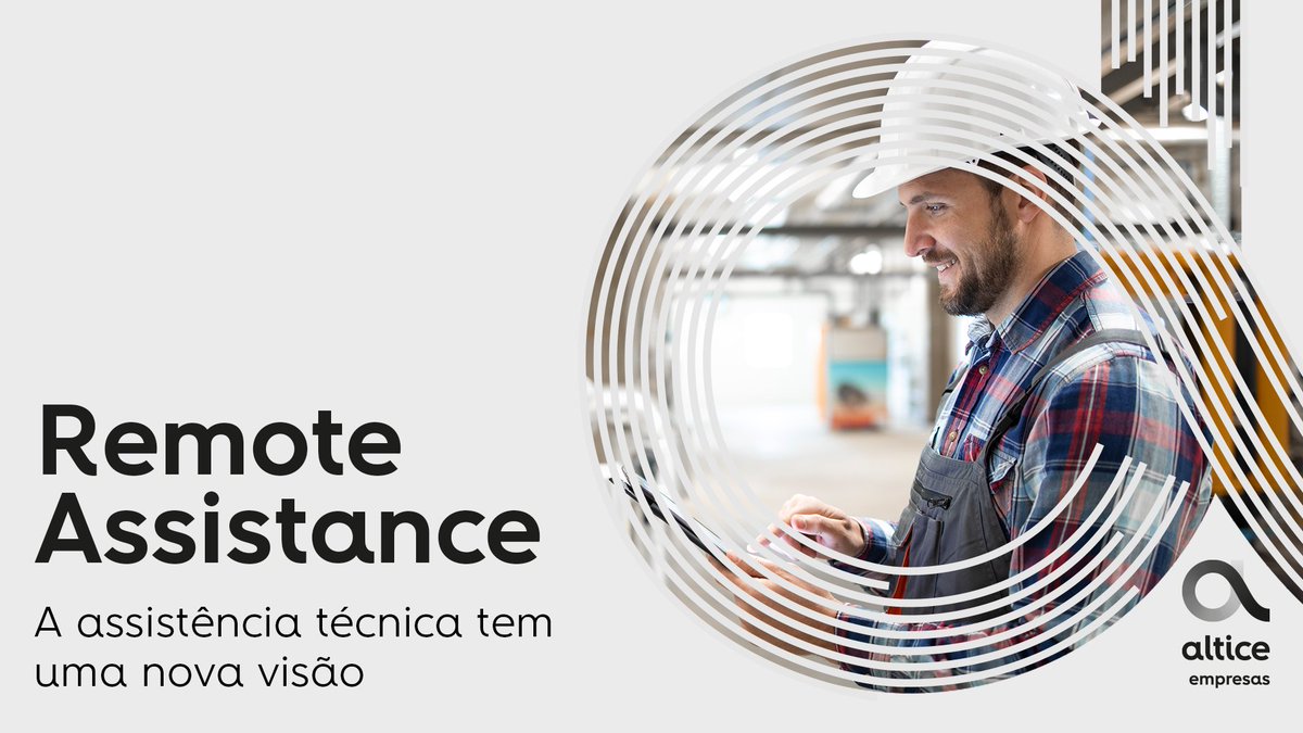 Melhore a manutenção e assistência técnica dentro da sua empresa com a solução Remote Assistance da Altice. Um serviço prestado a clientes e profissionais com acesso a informação técnica, através da interação com um especialista remoto, em tempo real. em.altice.pt/remote__assist…