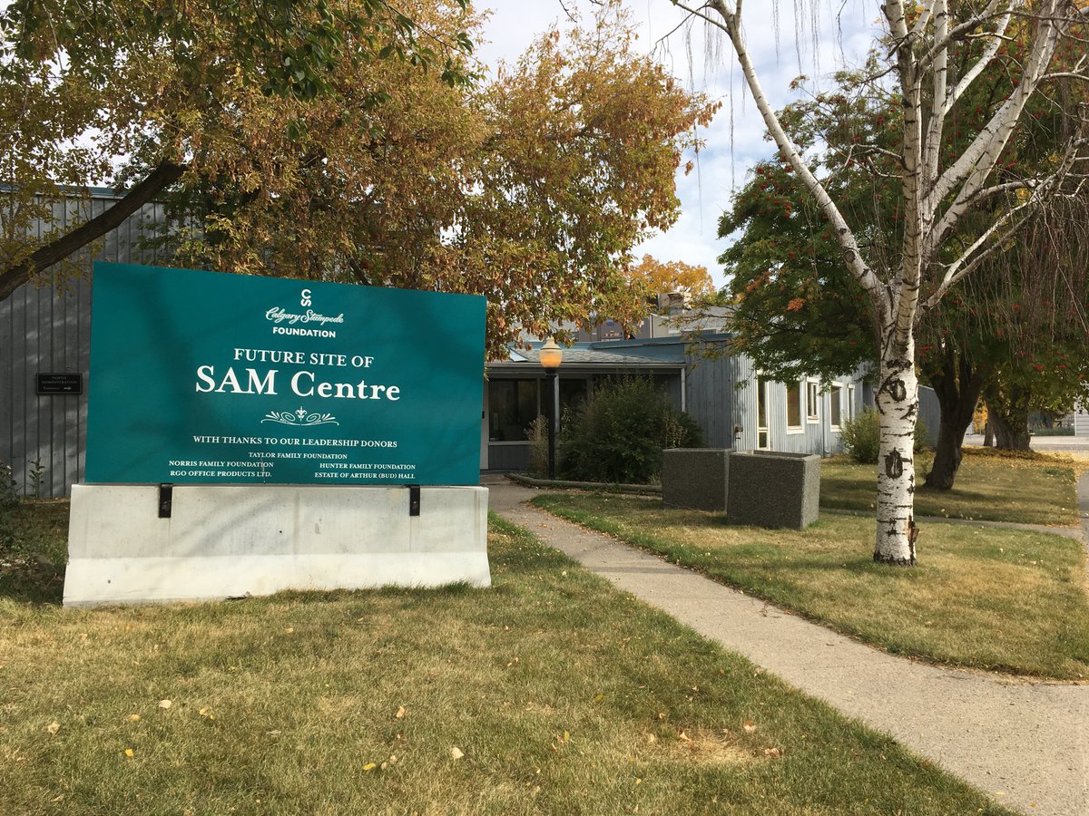 AlanZakrison's tweet photo. @vicparkyyc 3/3
Today, 13th Ave near 6th St SE is a construction site, as work on the SAM Centre proceeds.
While the old #yyc #sidewalkstamp on the corner is at risk, we've been told that it will be removed &amp; displayed with other artifacts at the SAM Centre.
Can't wait to see it again! https://t.co/Z8Y0zwhLhg