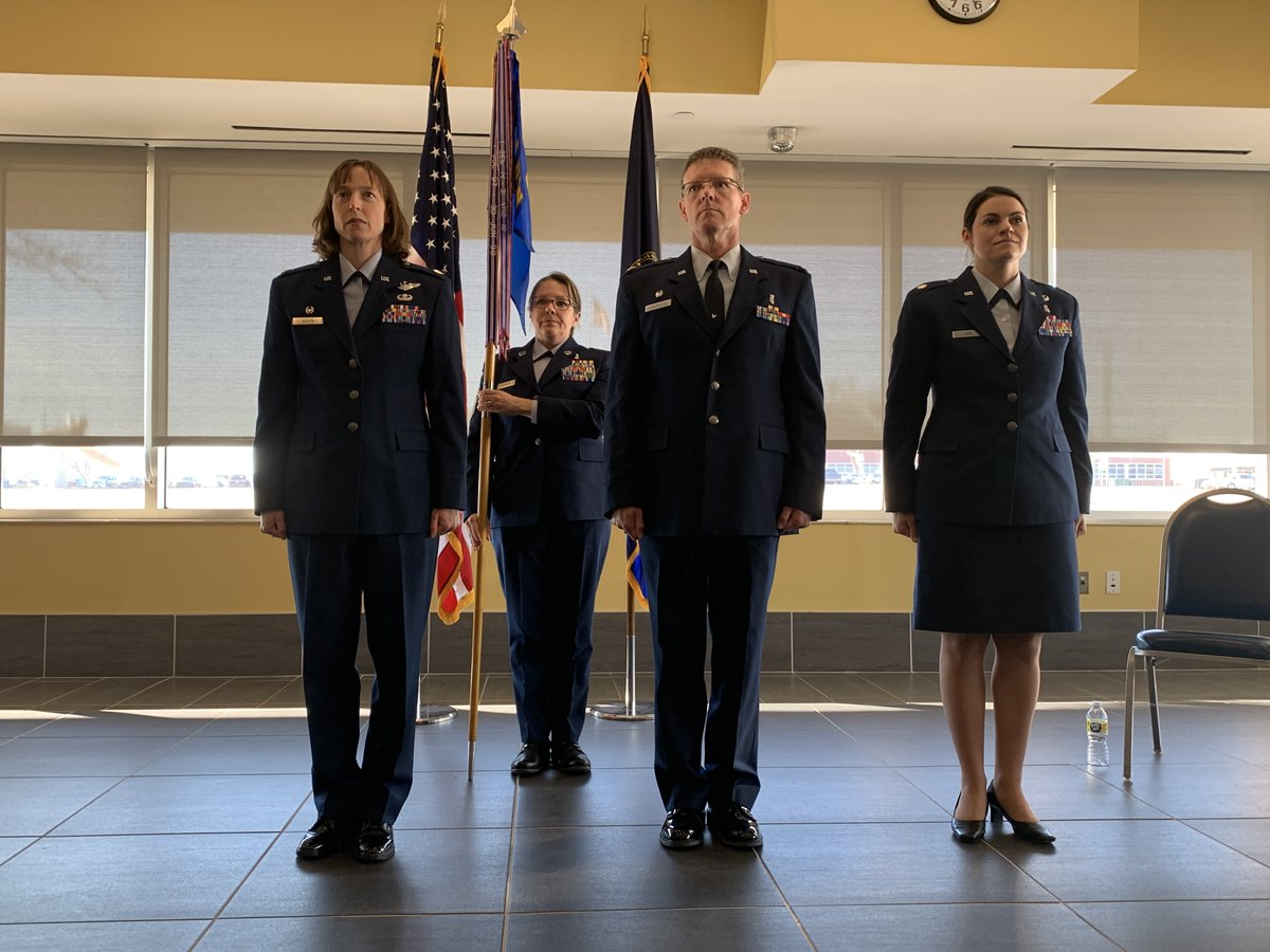 155thARW's tweet photo. Congratulations to Lt. Col. Angela Ling as she assumes command of the 155th Medical Group Det 1. Lt. Col. Michael Chatterson relinquished command of the 155th MDG Det 1 after being in command for five years.
#NEGuard | #Neang | #Leadership | #Medical https://t.co/6oCBXWQxay