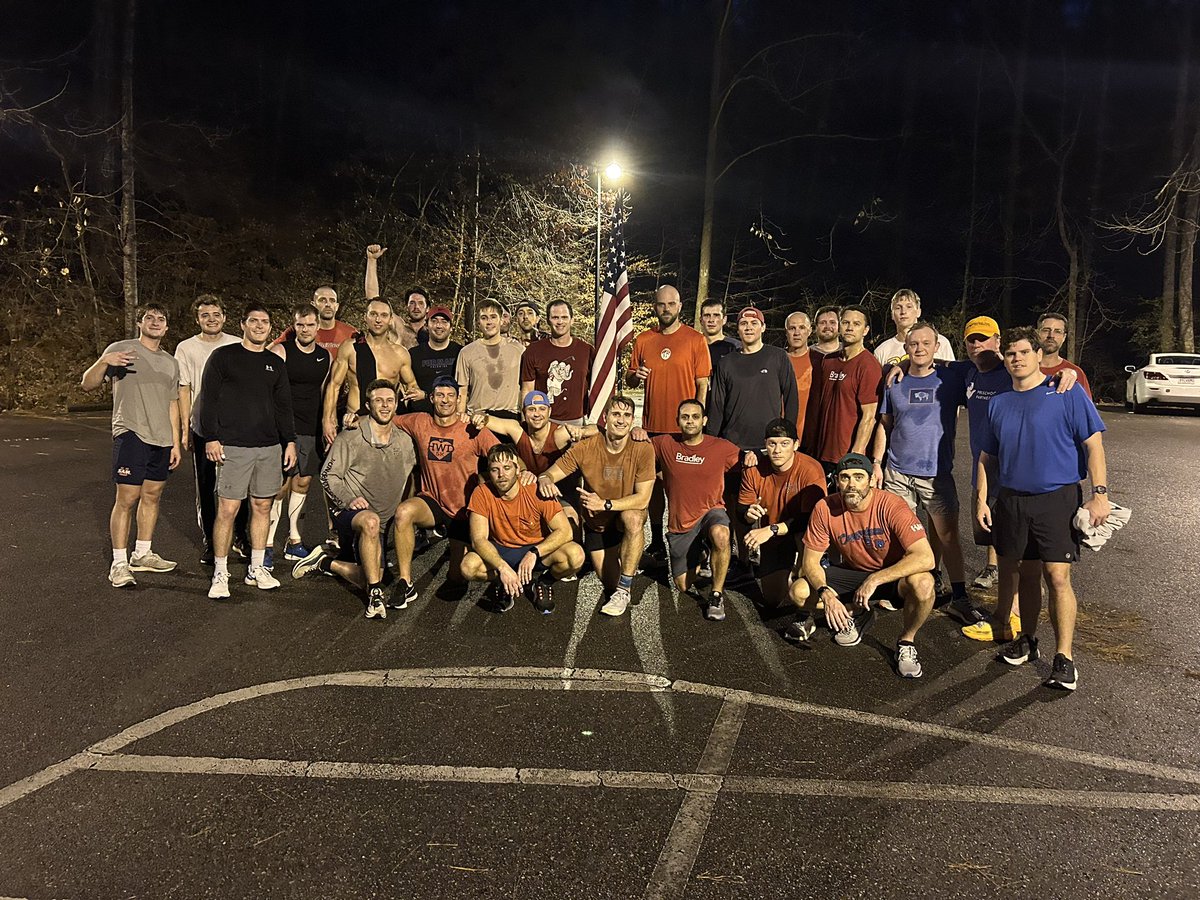 Today, with heavy hearts, our TAPs are with our @F3Knoxville brethren and the family of F3 Cardinal. 

<a href="/F3Nation/">F3</a>
