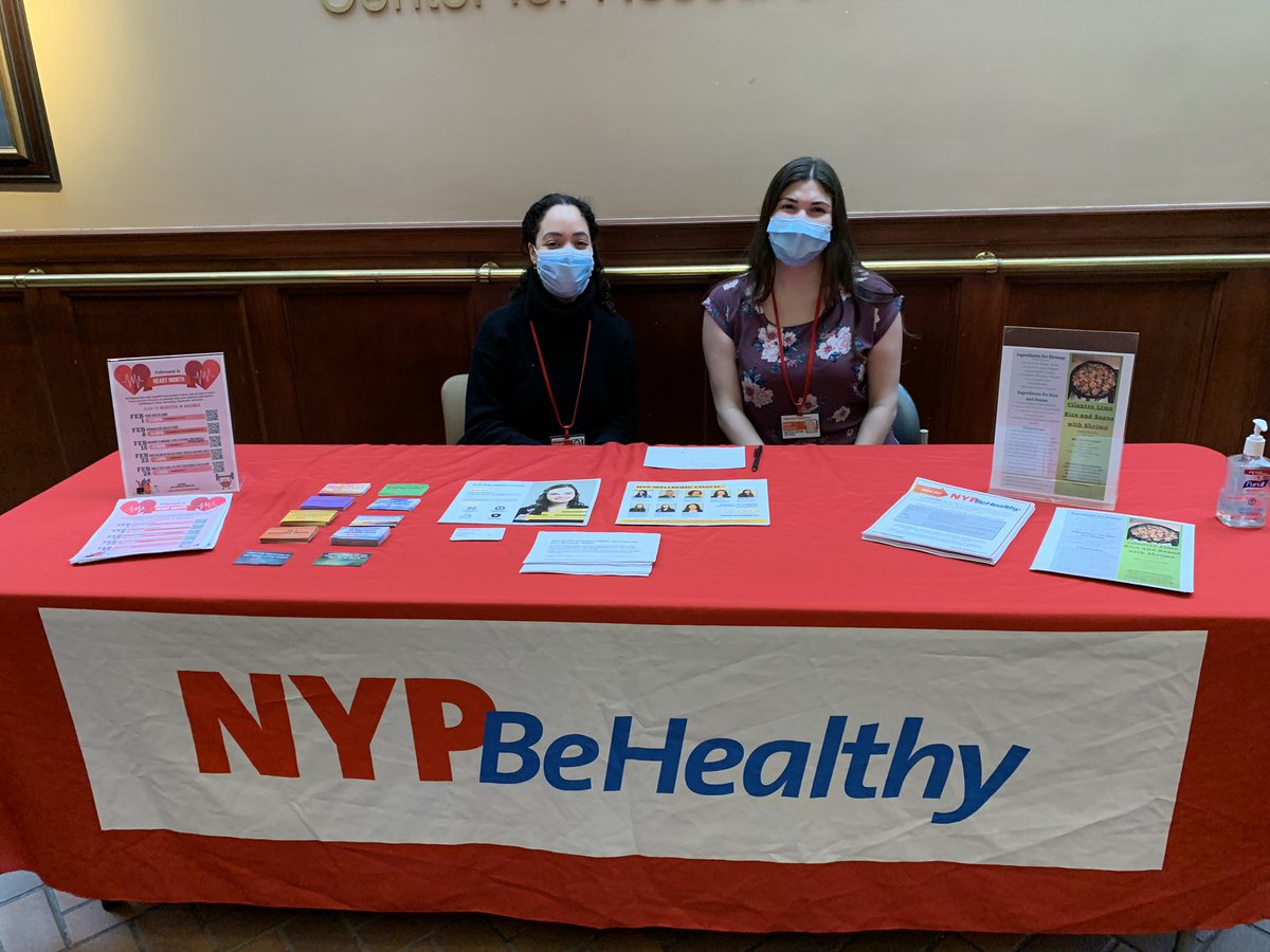 Swing by the NYP Queens table for #nypbehealthy today to learn about our wellness programs! We will be in the employee entrance from 10am-2pm! #wellness #whereamazingworks