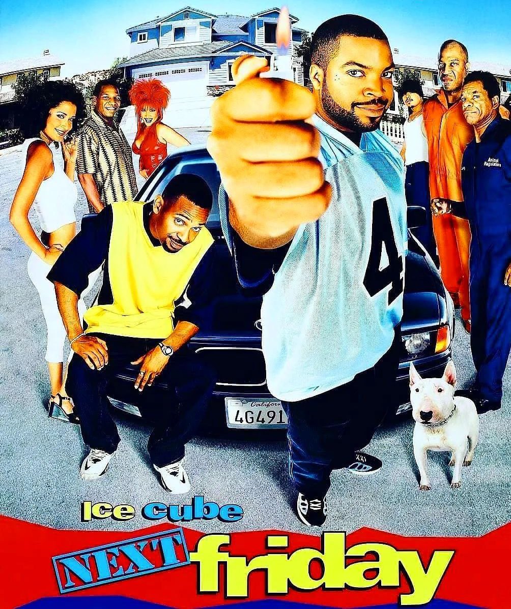 vibe927miami's tweet photo. Today in #HipHopHistory: #NextFriday is a 2000 American #comedy film & sequel to the 1995 film #Friday. This is the 1st film produced by #IceCube's film production company #Cubevision, grossing $59M+ worldwide. #classichiphop #hiphop #westcoast #westcoasthiphop #westcoastrap https://t.co/NlAv7oTns9