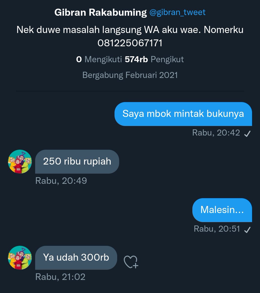 Kalo sama klean gratis giliran ane disuruh mbayar....bginih kan malesin 👇