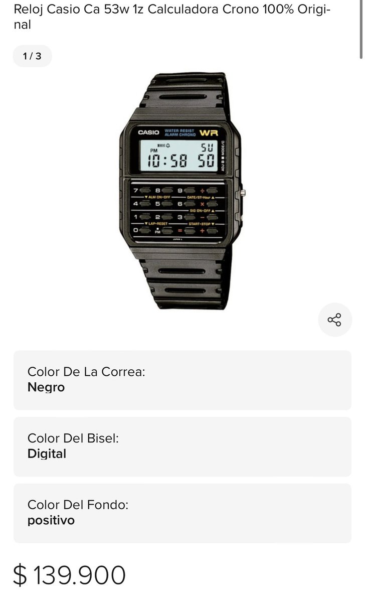 cejaspobladas's tweet photo. Pero estos Casio eran muy chimbitas. Tampoco era la manera ☹️ https://t.co/lsBYMv7wDA
