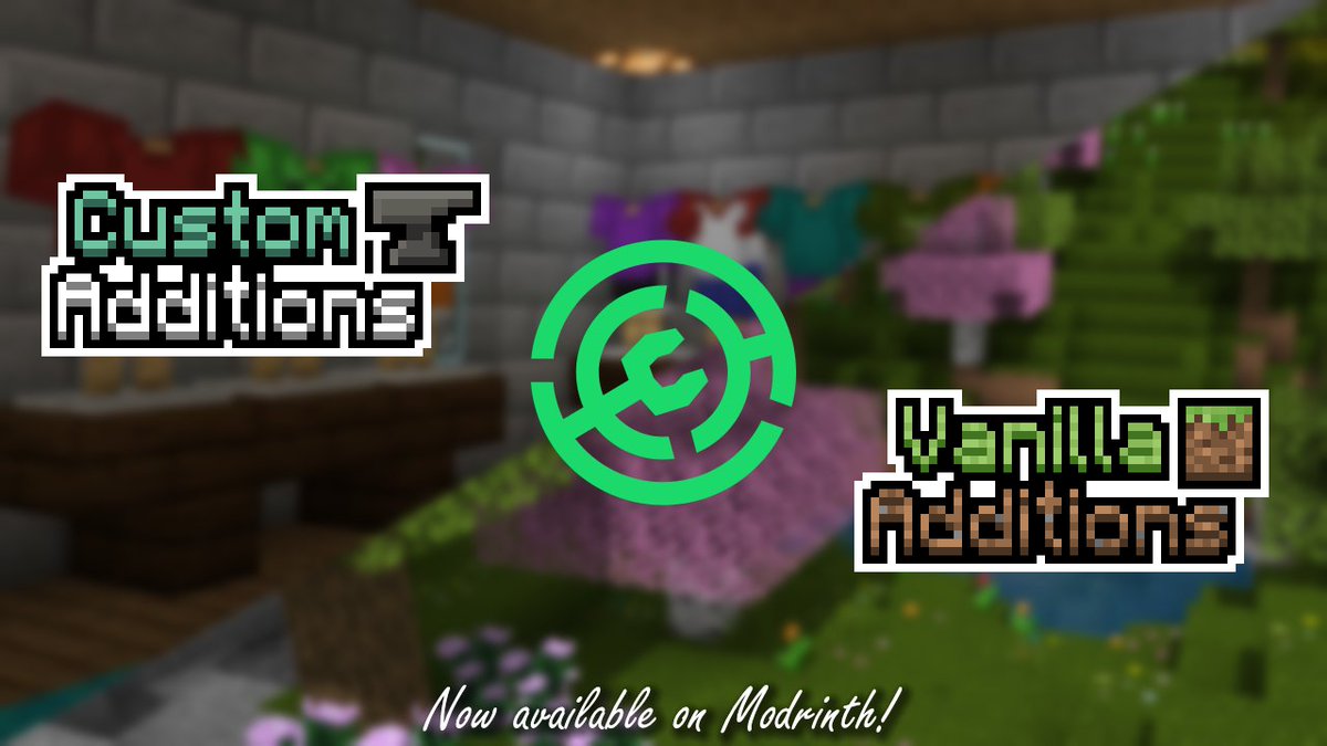 JT_Additions's tweet photo. Custom Additions and Vanilla Additions are now on Modrinth! #CustomAdditions #VanillaAdditions https://t.co/85SIuuegHk https://t.co/31sjH9aKKh