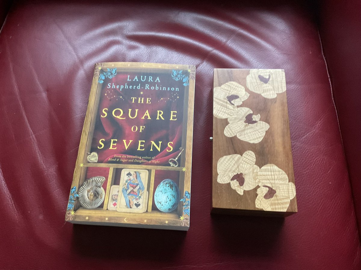 So excited and very happy to receive this fantastic and much anticipated proof of #TheSquareofSevens by @LauraSRobinson . Thanks to @panmacmillan @rosiefriisreads