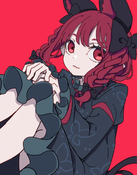 #深夜の真剣お絵描き60分一本勝負 お燐 