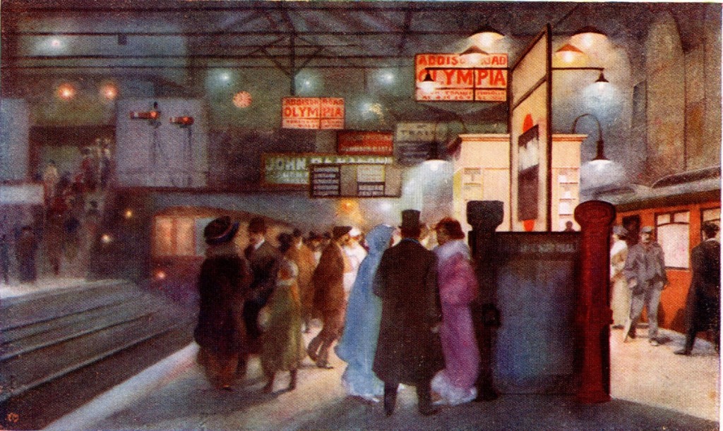 'Earl's Court Station' || 1910 || Yoshio Markino

(Private collection)