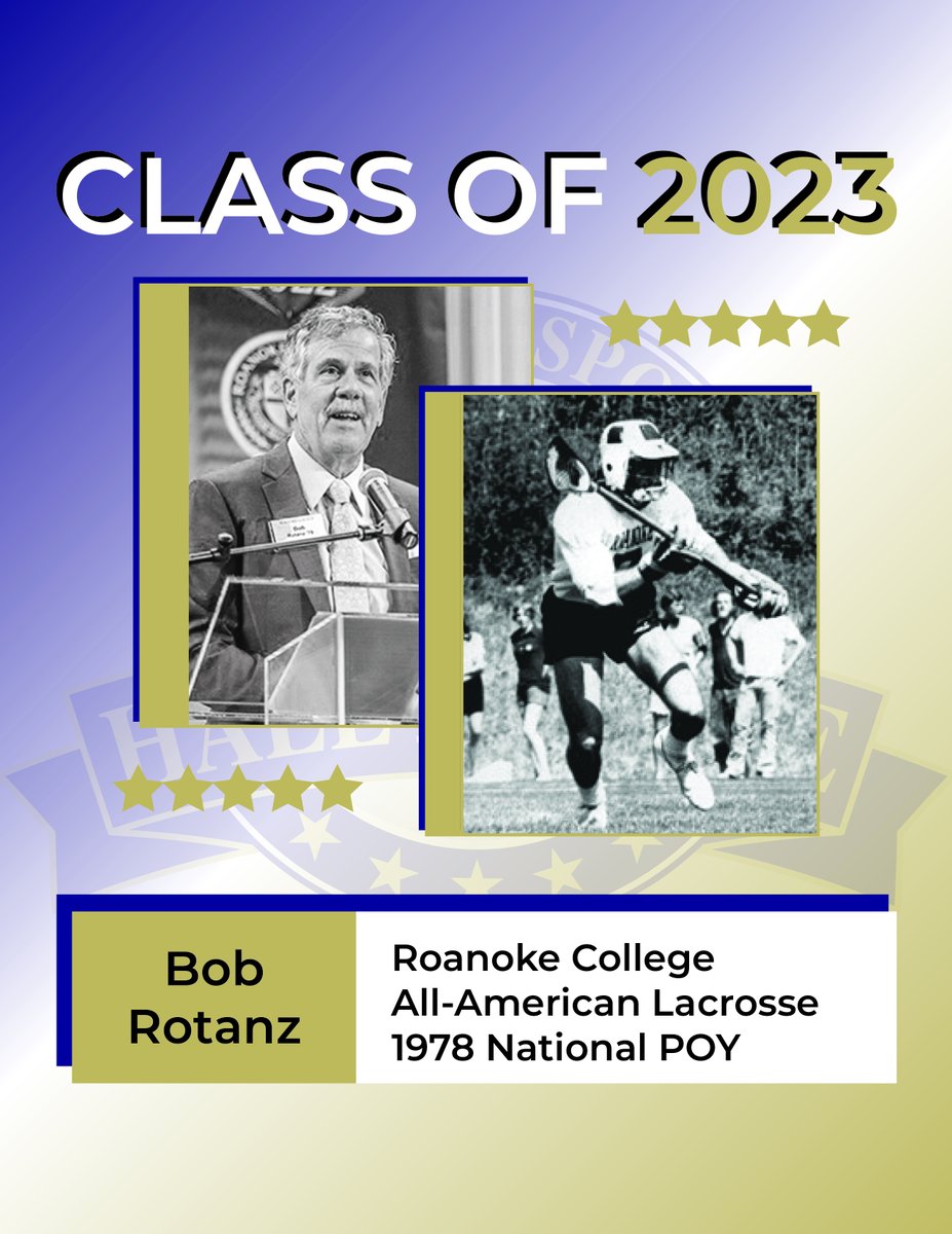 #100daycountdown

2023 @VaSportsHoF inductee, Bob Rotanz, scored the winning goal in the 1978 National Championship leading @roanokemenslax to a 14-13 victory over Hobart.

@RCmaroons 
@RoanokeCollege 

vasportshof.com/2023-induction…