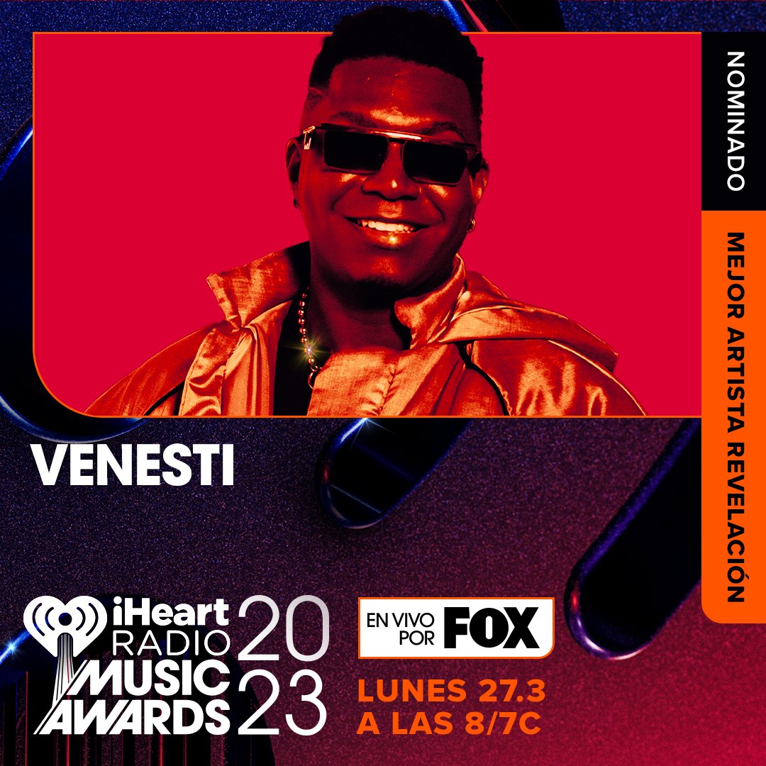 iHeartLatino's tweet photo. #Venesti Nominado en nuestros #iHeartAwards
Mejor Artista Revelación https://t.co/2eMGInReXG