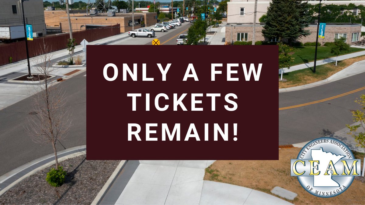 We are so excited by how many people have registered for the 2023 CEAM Annual Meeting! If you are planning to go, you need to register ASAP to ensure your spot or risk missing out: lnkd.in/dZykTTzE

#CEAM #AnnualMeeting #CityEngineers #2023Conference