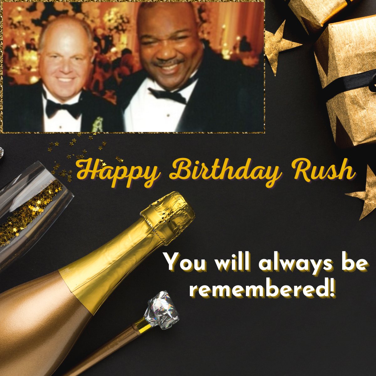 BoSnerdley's tweet image. Happy Birthday Rush, 

You are missed

You are loved

You are always.

#RushontheRadio #RushHour #77WABC #BoSnerdley