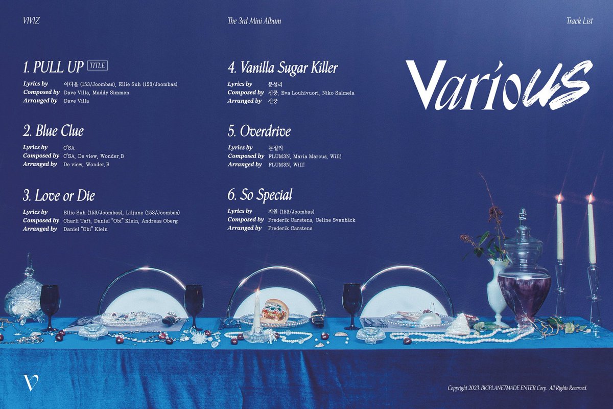 chingubuddy1's tweet photo. AM I THE ONLY ONE????

VarioUS TRACK LIST
#VIVIZ2ndComeback_D18
@VIVIZ_official https://t.co/xOfr7RzRH7