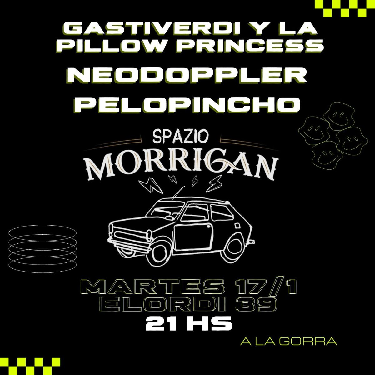 pelopinchoahre's tweet photo. El 17 es la tercera y será en Neuquén, en nuestro querido Spazio Morrigan junto a #neodoppler y @GastiVerdi y la pillow princess
🍾 https://t.co/fWGrmwK92B