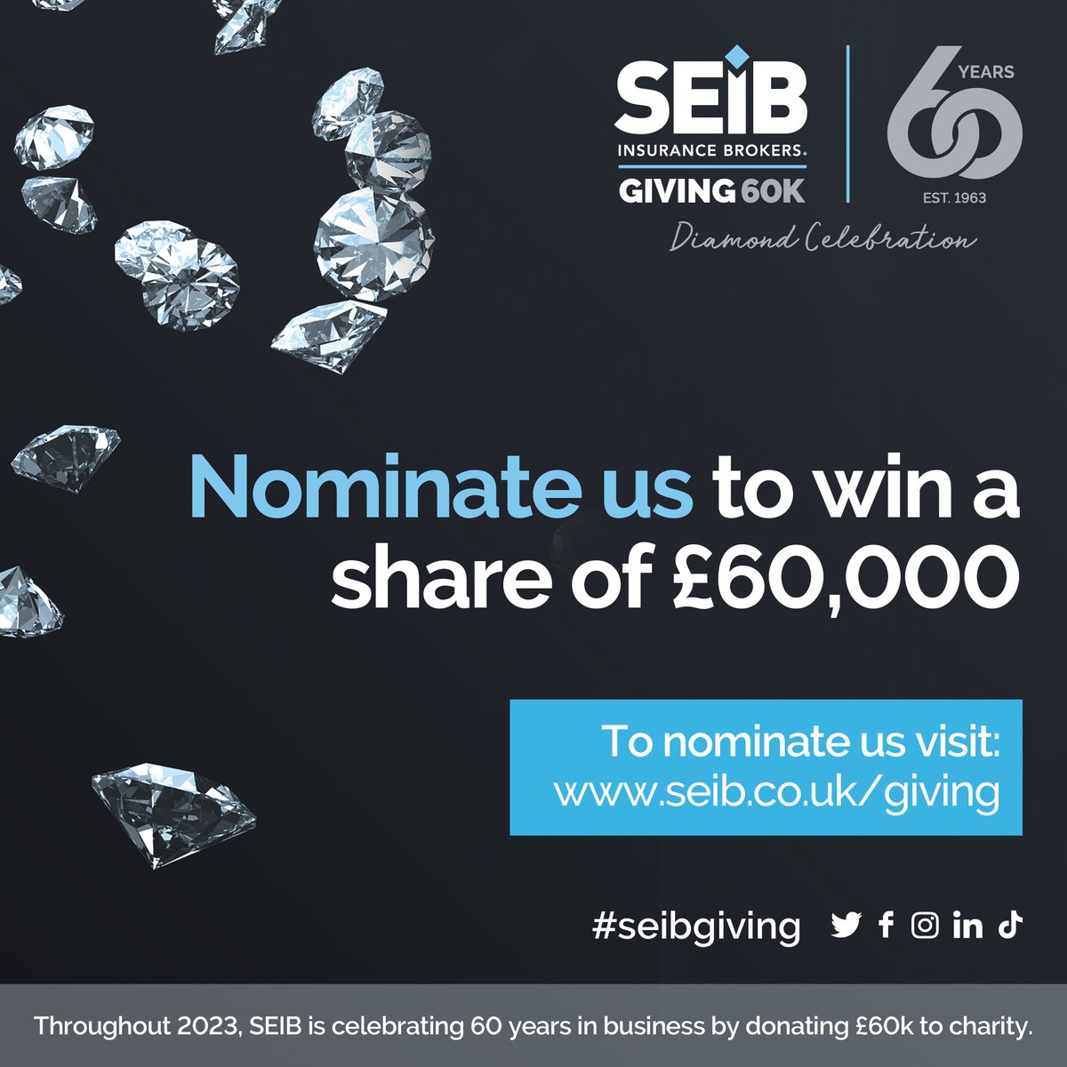 Will you help us win a share of £60,000? Nominate us in the @SEIB_Insurance 2023 give away by visiting seib.co.uk/giving and entering our charity number 513615! THANK YOU for supporting our work for nature's recovery across Birmingham and the Black Country 💚 #SEIBGiving