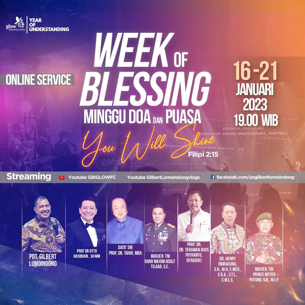 GBIGlowFC's tweet photo. Berpuasa bukan hal yang baru bagi kita orang Kristen, bahkan dalam perjanjian baru ada beberapa cara berpuasa yang ditulis dan dapat kita lakukan

Week Of Blessing 16 - 21 Januari 
Doa dan Berpuasa selama 1 Minggu 
Dan setiap harinya kita akhiri dengan beribadah bersama keluarga https://t.co/obG3b4CNDd