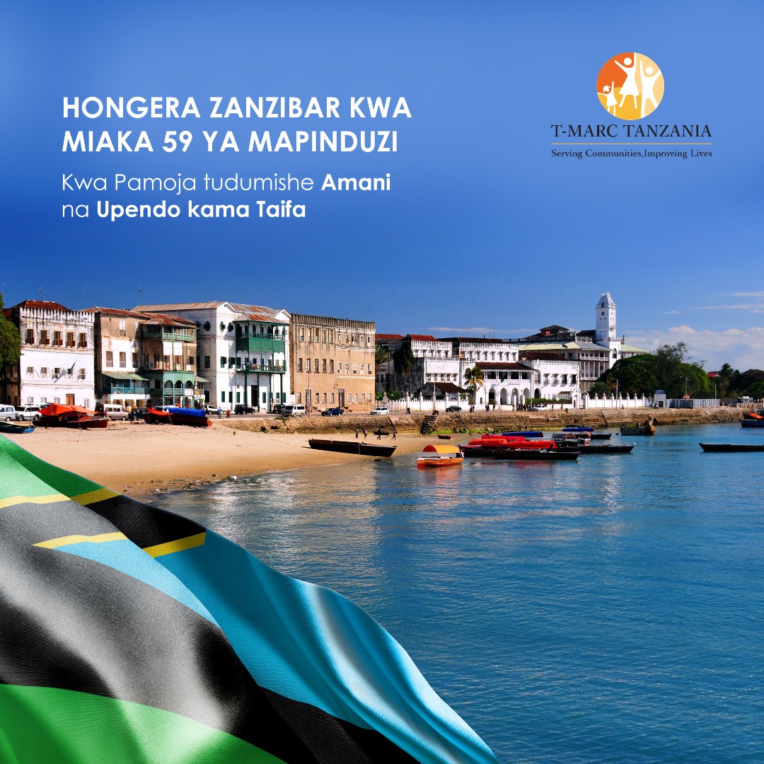 Tunawatakia heri kusherehekea siku ya Mapinduzi ya Zanzibar, amani na upendo vitawale siku zote. #Zanzibar #MapinduziDay