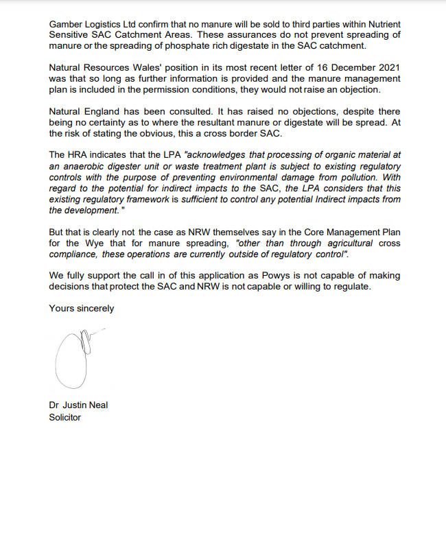 FishLegal_'s tweet photo. We’ve written to the Welsh Minister @JulieJamesMS asking for this poultry planning application to be called in.
Retweet if you agree that @WelshGovernment needs to #Callitin, make a decision and to plug the gap between planners and regulators who are failing to protect the #Wye https://t.co/PvFDq6Ltzx