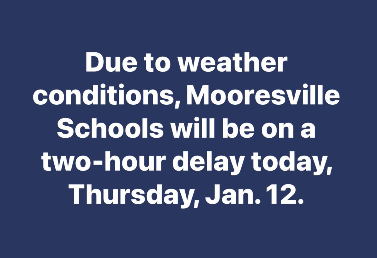 Drive safely, Pioneers!  We’ll see you a little later this morning!