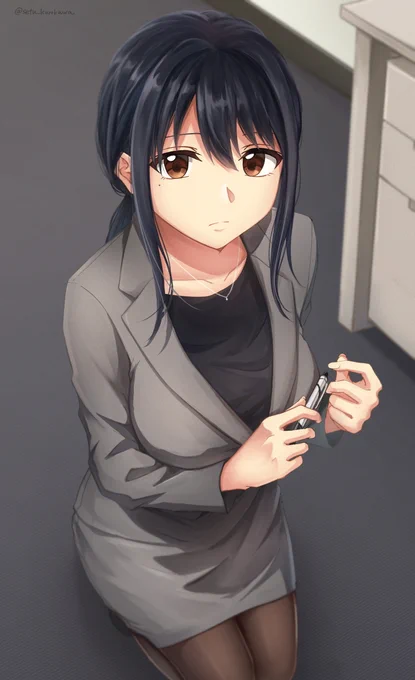 よく物を落とす先輩 