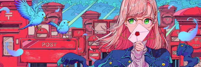 #サムネが横になったから横画面の絵貼ろう絵描きも見たらやる 
