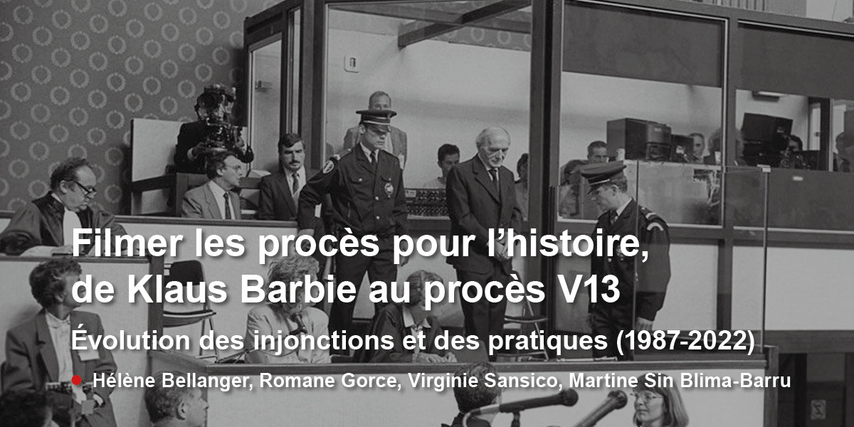 🆕⚖️ Une nouveauté dans notre atelier : Les procès « historiques » du terrorisme coordonné par le groupe de recherche ProMeTe 
📽️ Filmer les procès pour l’histoire, de Klaus Barbie au procès V13. Évolution des injonctions et des pratiques (1987-2022)
👉 politika.io/fr/article/fil…