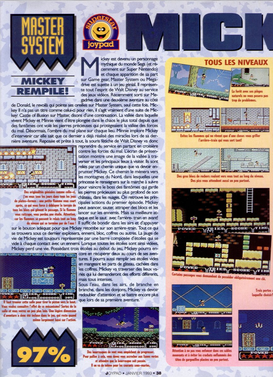 AllmightoFranky's tweet photo. Et pour finir les tests de la suite de #Castleofillusion,le sympathique #Landofillusion et #BatmanReturn sur la #MasterSystem de #SEGA!! https://t.co/Cnq8Z38KmL