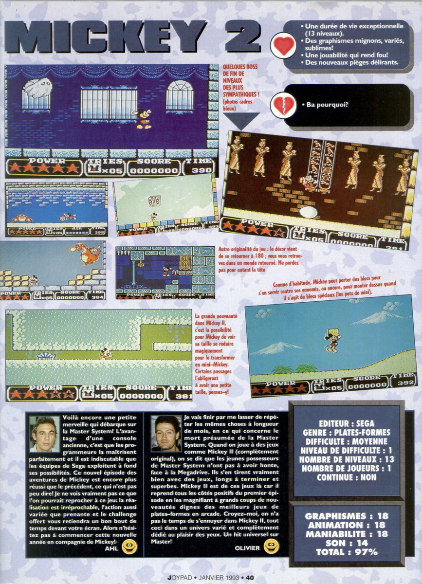 AllmightoFranky's tweet photo. Et pour finir les tests de la suite de #Castleofillusion,le sympathique #Landofillusion et #BatmanReturn sur la #MasterSystem de #SEGA!! https://t.co/Cnq8Z38KmL