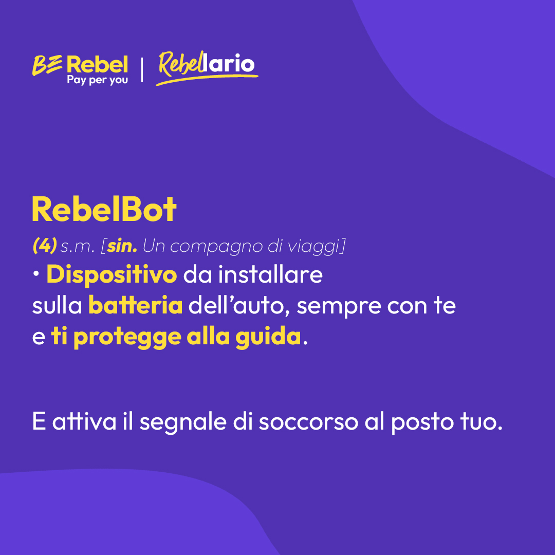 Con un compagno di viaggio come il RebelBot, tutti saremmo più felici. #Rebellario