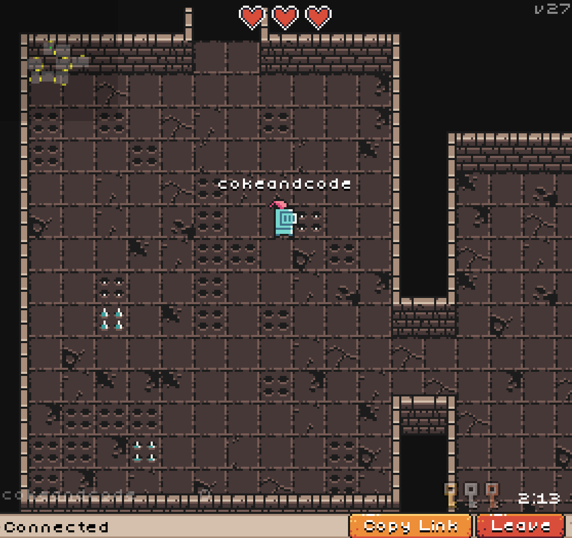cokeandcode's tweet photo. Go Dungeon Go got updated with 3 keys to find, chompy monsters and a timer! #gamedev #indiedev #pixelart Can you find the Egg in 3 minutes? What about if you're playing against other people? FIRST TO THE EGG! #firsttotheegg #godungeongo
https://t.co/MbmPYN4vTb https://t.co/8nKdJxCpZ2