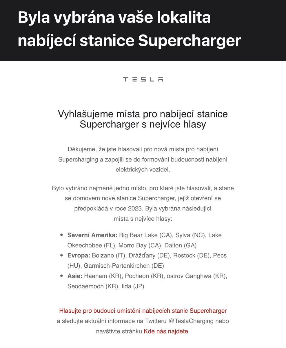 Bude novy supercharger v Drazdanech 🇩🇪 😍
