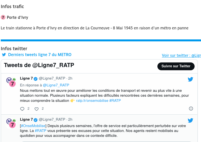 BenBG57's tweet photo. @Ligne7_RATP Merci pour vos excuses, on sent tout de suite le changement. https://t.co/CqCdoX4l16