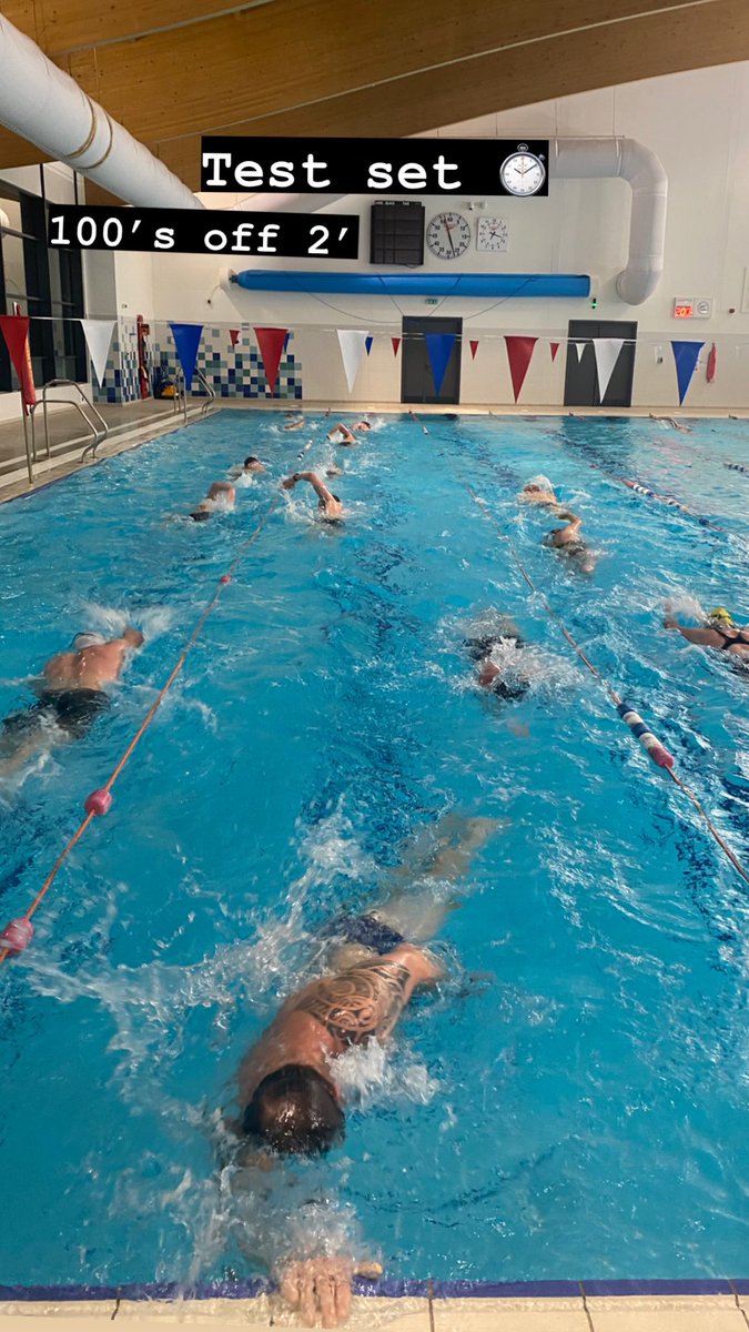 Great effort from everyone in the water this morning! #testset