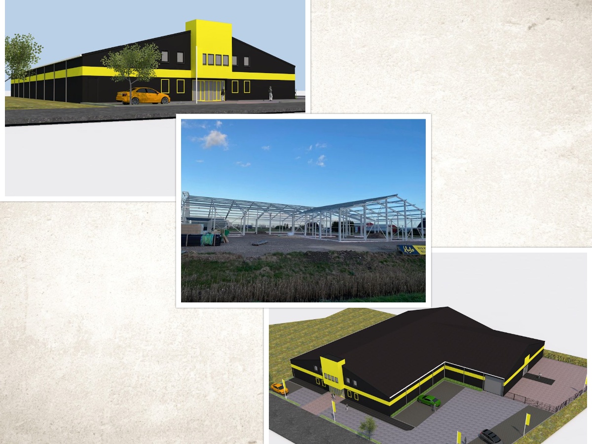 Nieuwbouw Hubo Sint Annaland is gestart <a href="/hansestaalbouw/">Hanse Staalbouw</a> @visserpoortvliet @guntergrondverzet <a href="/Hubo_nl/">Hubo Doe-Het-Zelf</a>