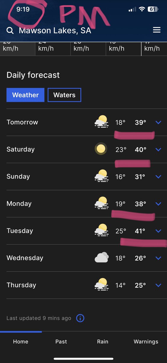 lindalisciousAu's tweet photo. What sweet hell do we have coming up? @according2_taz @KarinaJ43242490 wanna swap? Weโve already had 3 days well over 33 degrees and got lots more coming!
๐ฅต๐ฅต๐ฅต๐ฅต #summerinaustralia #summerinadelaide #heatwave #hateit #toofreakinhot #areweinhell #hot https://t.co/zVIsYKf0im