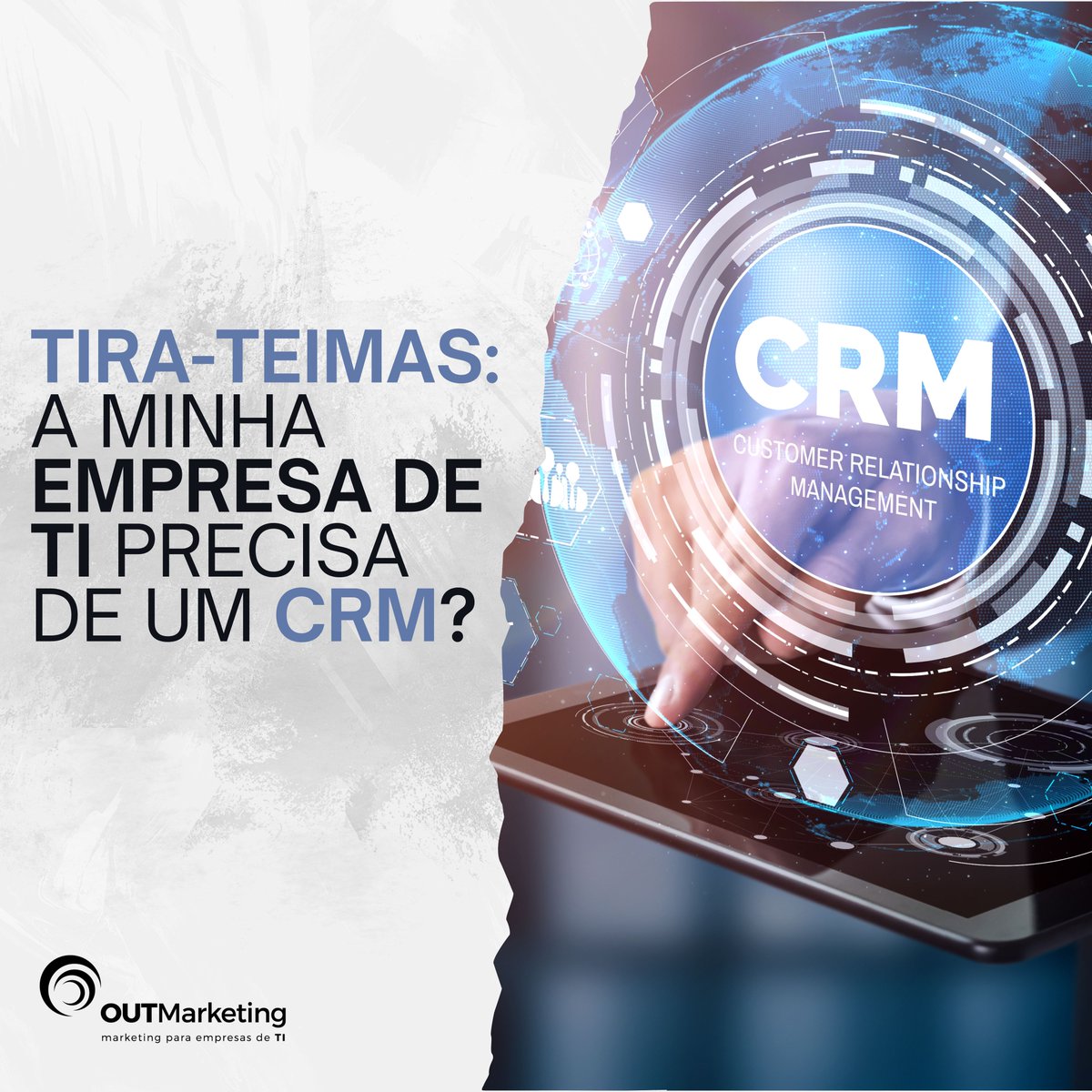 OUTMarketing's tweet photo. Apesar de todos pensarmos que “um CRM” é apenas um software de gestão de relacionamento de cliente, essa não é a história completa. 😊 Neste artigo da OUTMarketing - https://t.co/HdWEX2Y8QJ -  fique a par de tudo 🧡 

#B2BMarketing #DigitalMarketing #MarketingParaTI https://t.co/KBi1W2nHjD
