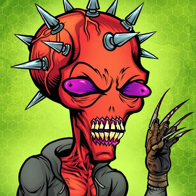 ZFCBot's tweet photo. ZombieHunter07954 defeated ZombieChains08930 and revealed Alien #5559! https://t.co/mhc888XrAf