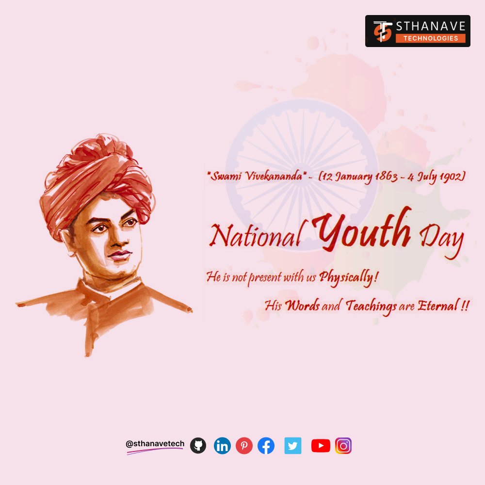 SthanaveTech's tweet image. #NationalYouthDay #SthanaveTechnologies