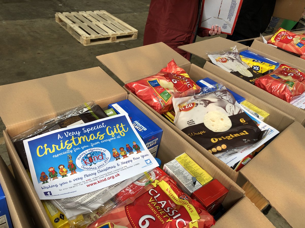 CISI's tweet photo. Thank you to everyone who donated at last year’s FPC22 dinner to @KINDLiverpool. Our colleague, Karen Broom, visited KIND to see how your contribution made a difference over the festive season. Hampers were distributed to children, providing a positive impact on their lives. https://t.co/DgoZcQy305