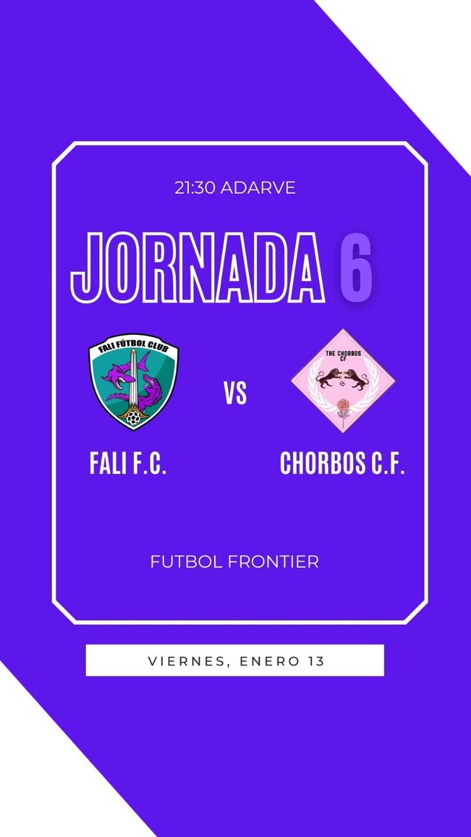Fali_fc's tweet photo. VOLVIMOS MUCHACHOS VOLVIMOOOS

Mañana jugamos contra nuestros panas Chorbos FC, a las 21:30, en el campo del Adarve, como las grandes citas https://t.co/QDLMUKDPYi