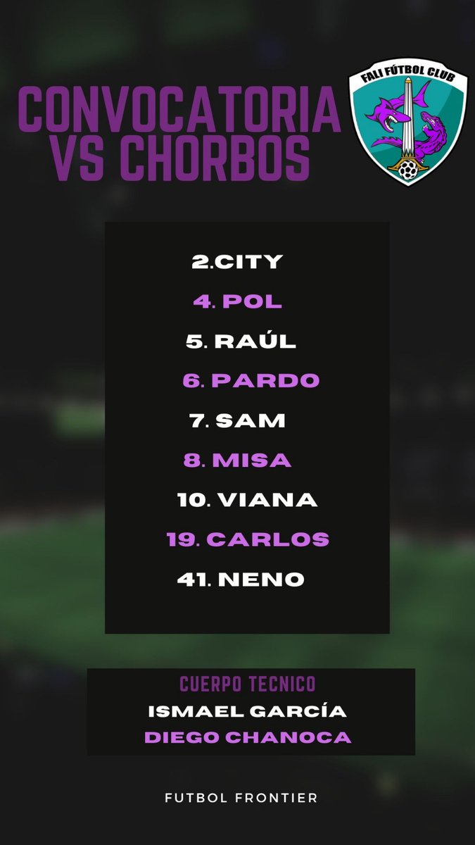 Fali_fc's tweet photo. VOLVIMOS MUCHACHOS VOLVIMOOOS

Mañana jugamos contra nuestros panas Chorbos FC, a las 21:30, en el campo del Adarve, como las grandes citas https://t.co/QDLMUKDPYi