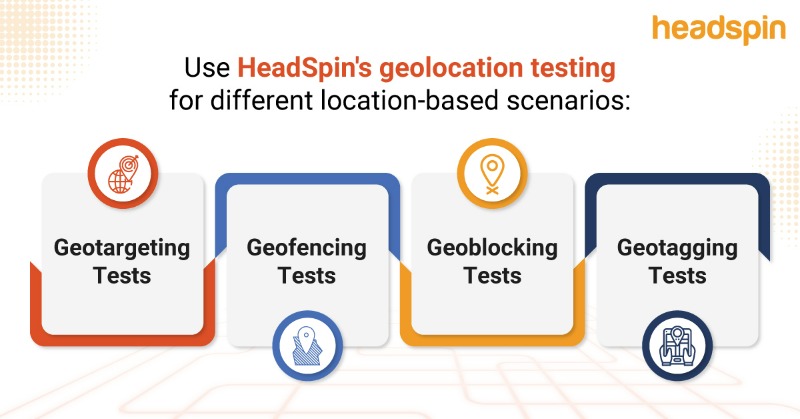 headspin_io's tweet photo. Book a free trial now to learn how #HeadSpin's #geolocationtesting solution enables organizations to perform #apptesting on thousands of SIM-enabled devices deployed in 90+ locations worldwide.

#GlobalDeviceInfrastructure #Geotargeting #Geotagging @headspin_io  #SoftwareTesting