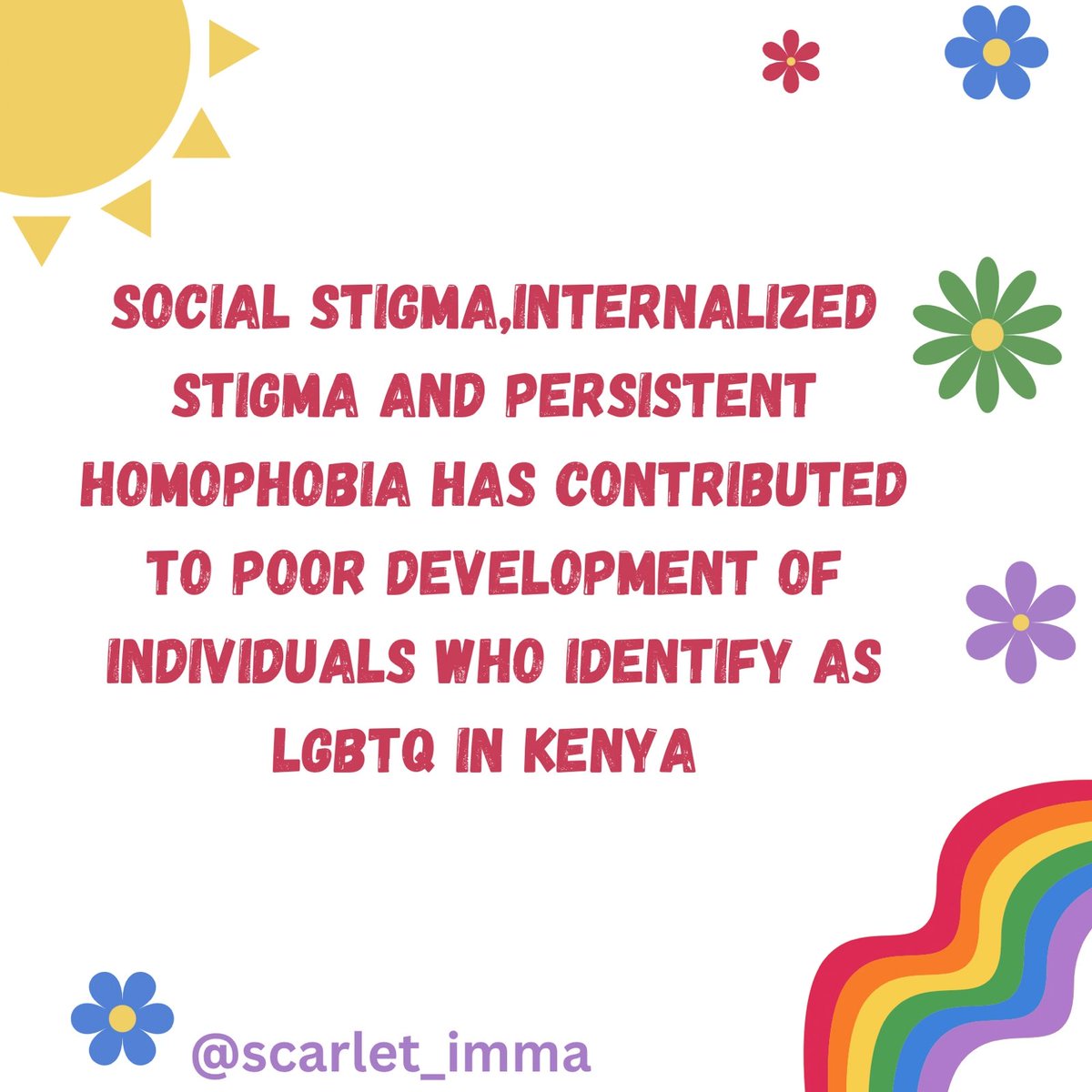 Many families still remain ignorant on issues of diverse sexuality and gender identity contributing to social stigma.
#BreakTheCycleOfViolence
#ProtectQueerKenyans #BreakTheCycleOfViolence
#JusticeForEdwinChiloba
#JusticeforSheila
#JusticeForJoashMosoti
#JusticeForEricaChandra